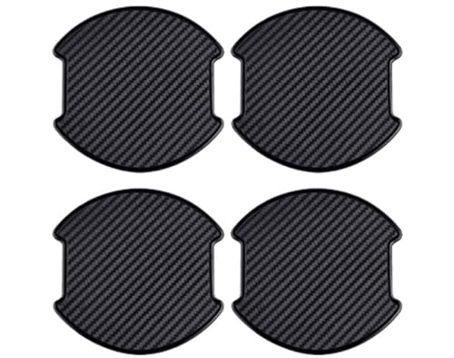 ドアハンドルプロテクター 【マグネット式】 車 ドア 傷防止 TPU材質 吸着が強い 多車種汎用型 引っかき傷防止フィルム 保護フィルム ドアノブ ガード 4枚セット (ブラック) (A)