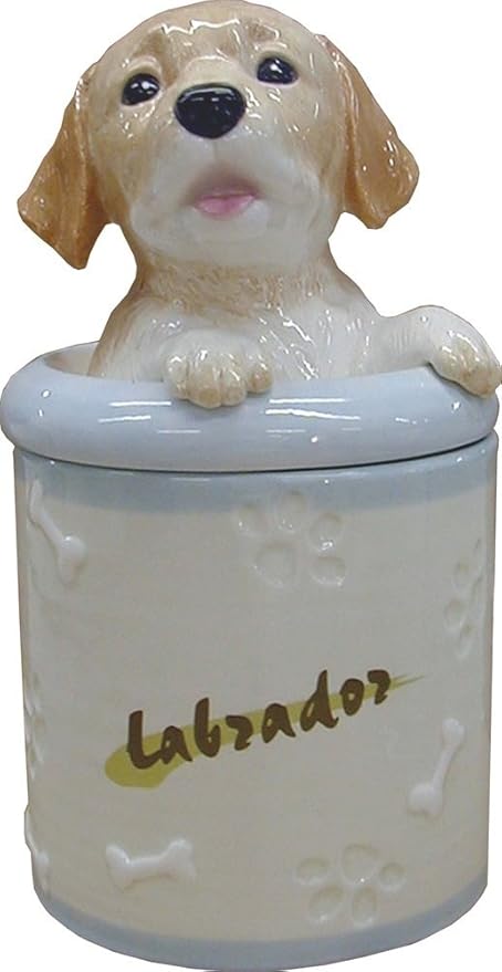yellow lab cookie jar