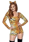 Leg Avenue womens Untamed Tiger Adult Sized Costumes, Orange/Black, Small Medium US