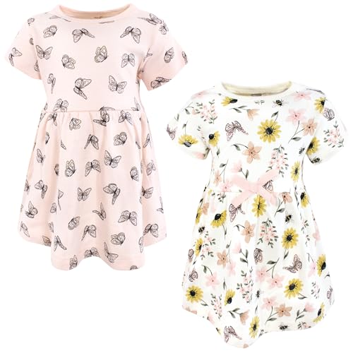Image of Touched by Nature Girls, Toddler, Baby and Womens Organic Cotton Short-Sleeve and Long-Sleeve Dresses