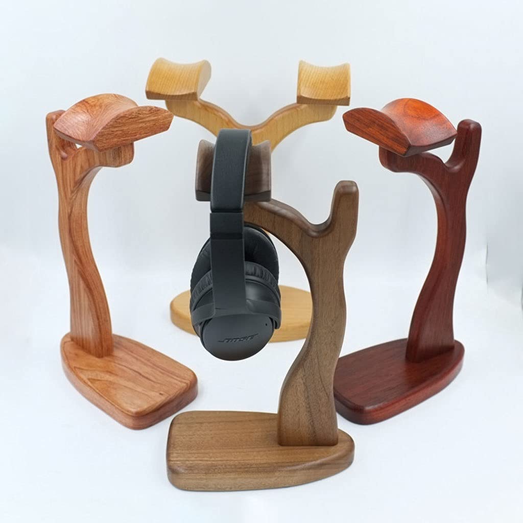 TOMYEUS Soporte para Auriculares Auriculares Rack Desktop Hecho a Mano Sola Ear Rack Juego Accesorios Mesa de Auriculares Multifunción Soporte for Auriculares Solid Solid Soporte de Cascos Gaming