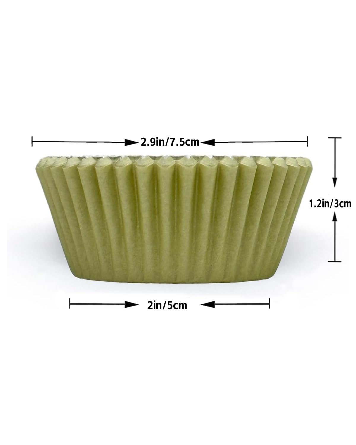 Gcardist 300 Mini Caissettes à Muffins Bleu – Moules En Papier Alimentaire, 6 Couleurs Unies, Idéal Cupcakes, Chocolats, Mini Pâtisseries