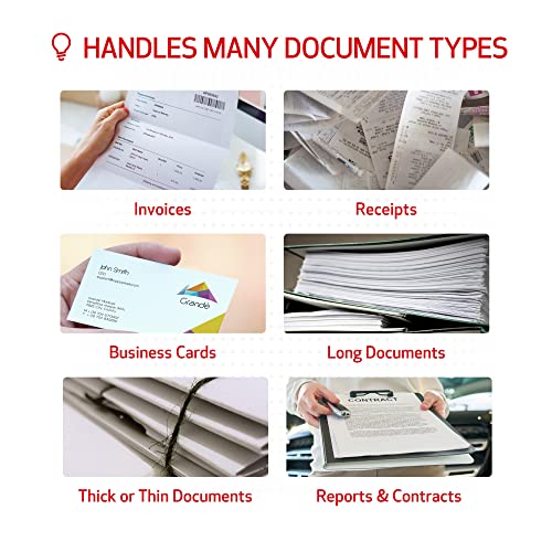 Canon imageFORMULA R40 Office Document Scanner Receipt Edition, for PC and Mac, Scan & Extract Data to QuickBooks Online, Color Duplex Scanning, Auto Document Feeder, Easy Setup for Office Or Home Use