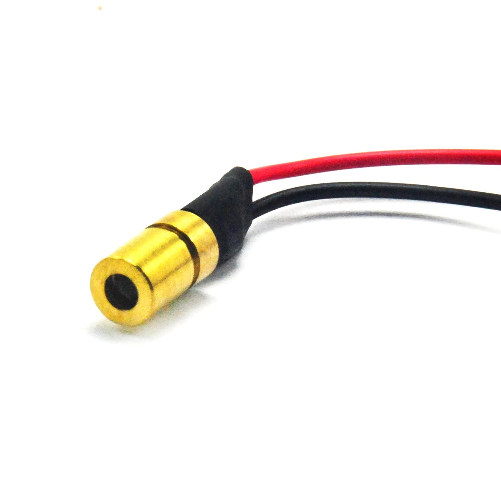 850nm 5mW IR DOT Modulo diodo Laser a infrarossi IR Ottone LED 6x10mm (Color : 1pc)