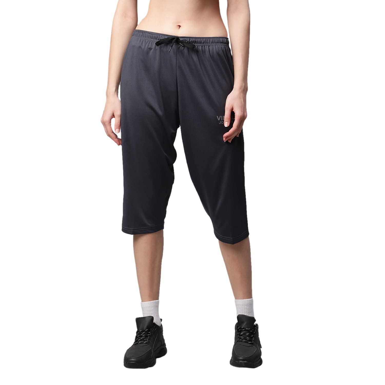 Mack Jonney Dryfit Lycra Solid Capri for Women-Dryfit_D13_001-P