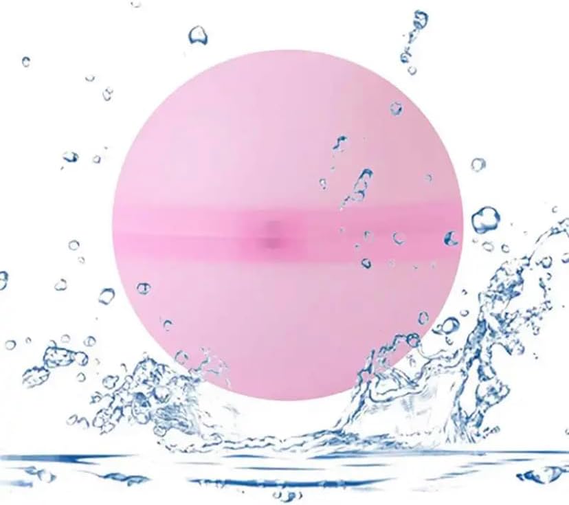 KODA Reusable Water Balloons Refillable Summer Water Toys Balloons Quick Fill Self Sealing, Soft Silicone Water Balloons, Reusable Water Bomb for Water Fight Game, Outdoor Water (12 pack multicolor)