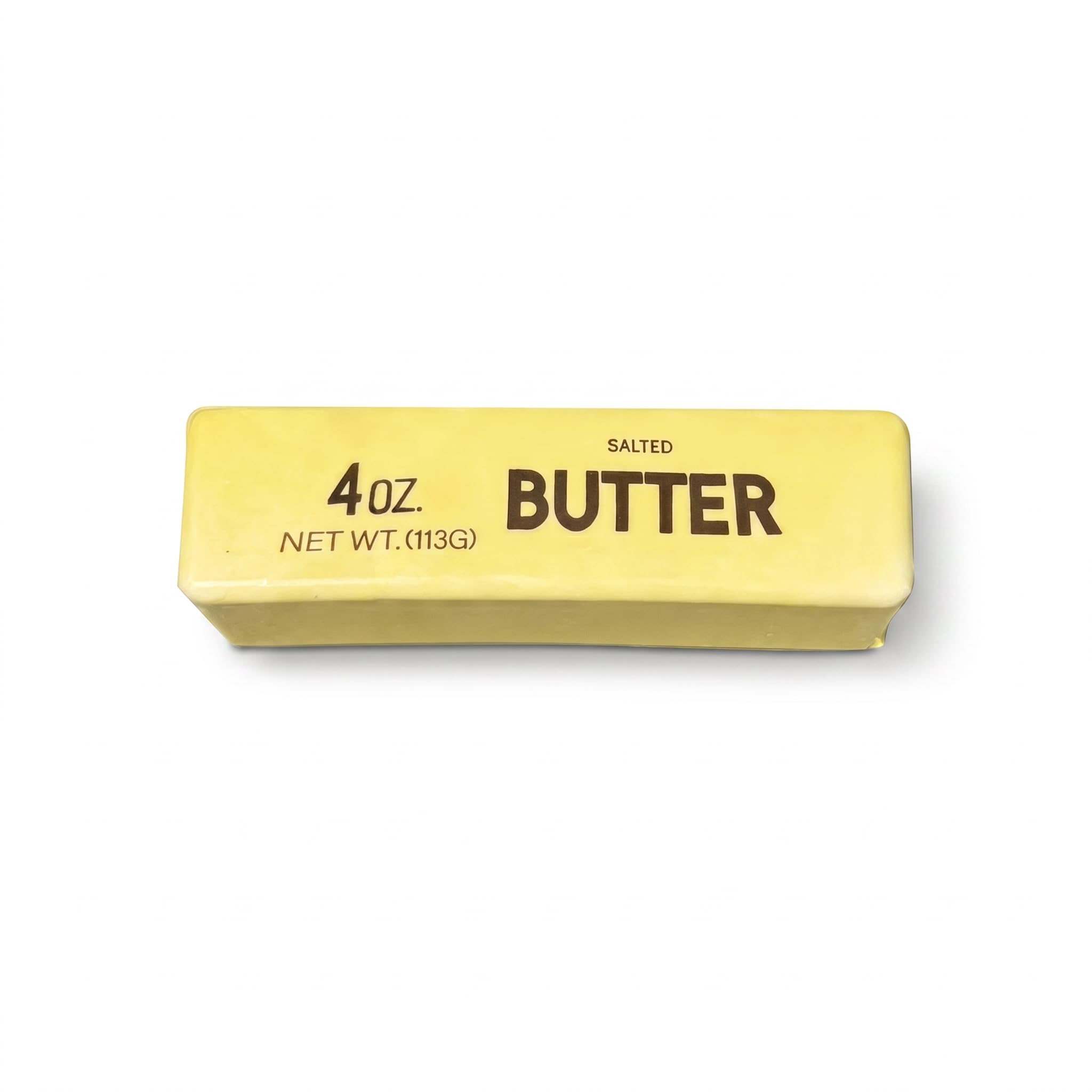 Butter Squishy, Cheese Squishy, Salted Butter Design Stress Relief Squishies for Desk, 4oz Replica Sensory Fidget for Adults, Funny-Themed Office Decor (Gold Butter 23 cm) — image 1