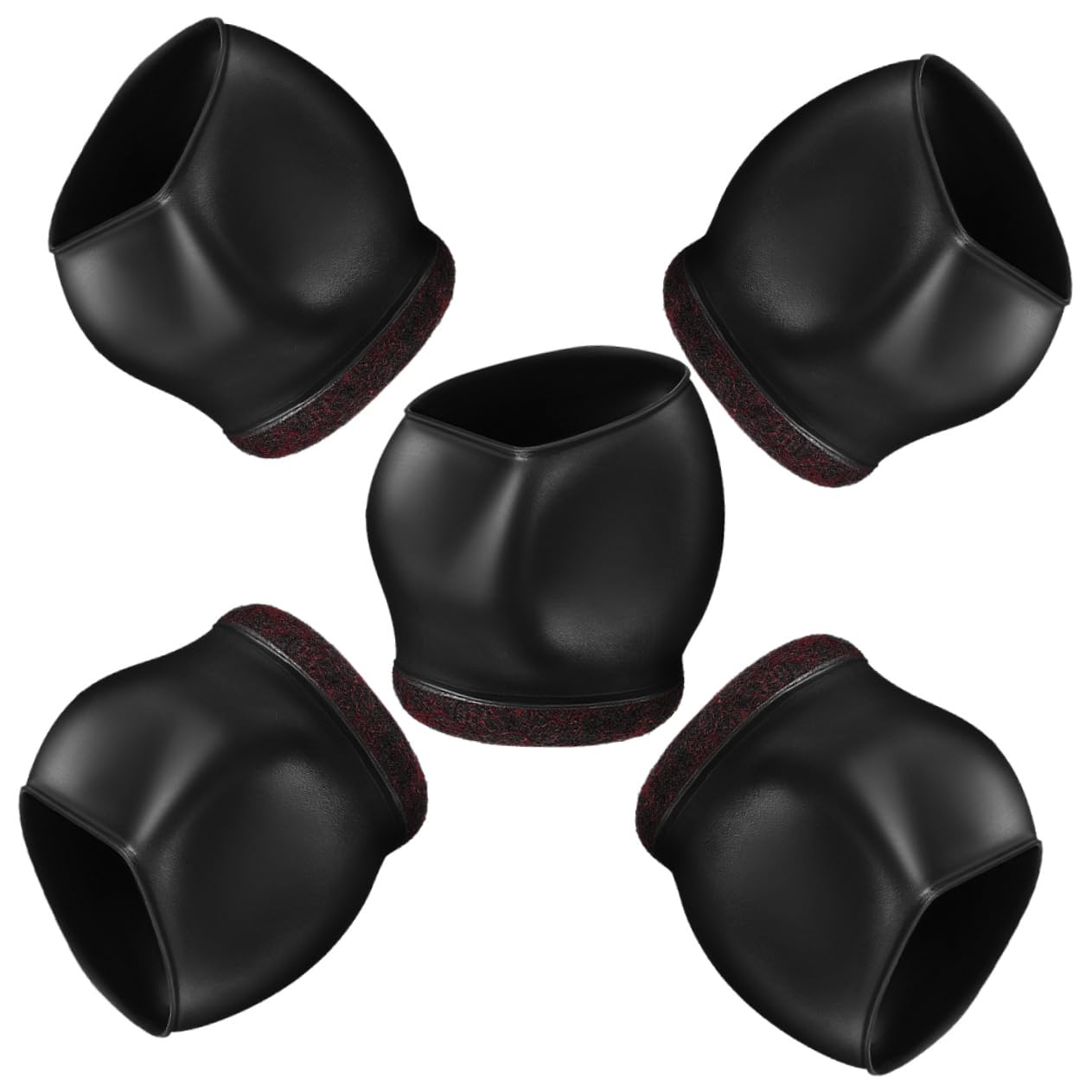 jojofuny 25piezas Cubre Ruedas para Sillas De Oficina De Patas De Muebles Instalación Reduce Ruido y Protege