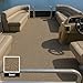 Boat Carpet 20oz Do It Yourself Replacement 6ft Wide Marine Carpet, Durable with Rubber Backing. Made in The USA. (Sand - 6 x 25)