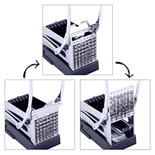 frietsnijder aardappelsnijder vingerfood groentesnijder roestvrij staal snack - Image 5