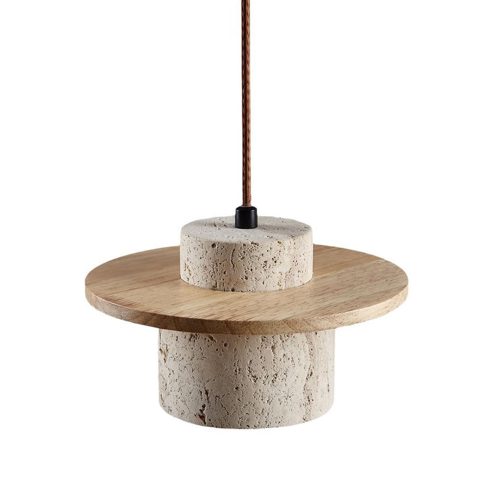 HYJAUSXB Nordic Style Marble Chandelier, Flush Mount Ceiling Hanging Light, Personalized Single-head Pendant Lamp Lampshade, Restaurant Balcony Decoration E27 BaseLighting Fixtures