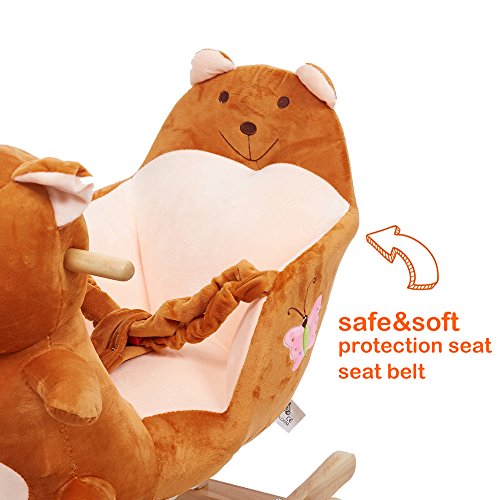 plush bear rocker