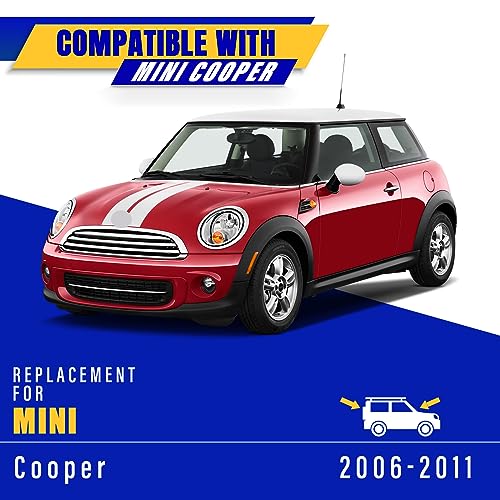 Image of 3 wipers Replacement for 2006-2011 Mini Cooper, Windshield Wiper Blades Original Equipment Replacement - 19 inch /18 inch /10 inch (Set of 3) U /J HOOK