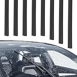 MFUSUL 8 Stück Scheibenwischer Gummi,700mm Wischergummi,Scheibenwischer Gummi Universal,Ersatz Scheibenwischergummi Ersatzgummi für die Meisten Autos,Schwarze
