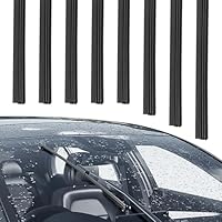 MFUSUL 8 Stück Scheibenwischer Gummi,700mm Wischergummi,Scheibenwischer Gummi Universal,Ersatz Scheibenwischergummi Ersatzgummi für die Meisten Autos,Schwarze