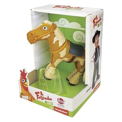 Boneco Cavalo, Lider, A Fazenda do Zenon, Vinil, 60 cm, Multicor