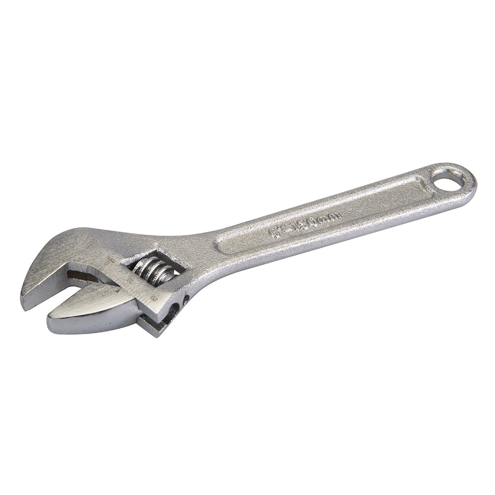Silverline Silver Line Wr10 Adjustable Wrench Length 150 Mm - Jaw 17 Mm