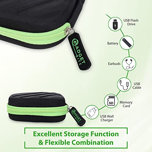 GadgetBite Store GadgetBite Earphone Carrying Case - Black - Image 4