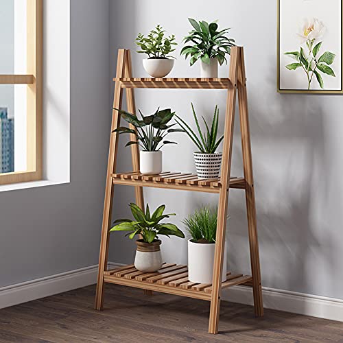 Estante de escalera de 3 niveles, versátil soporte de almacenamiento y exhibición para decoración del hogar