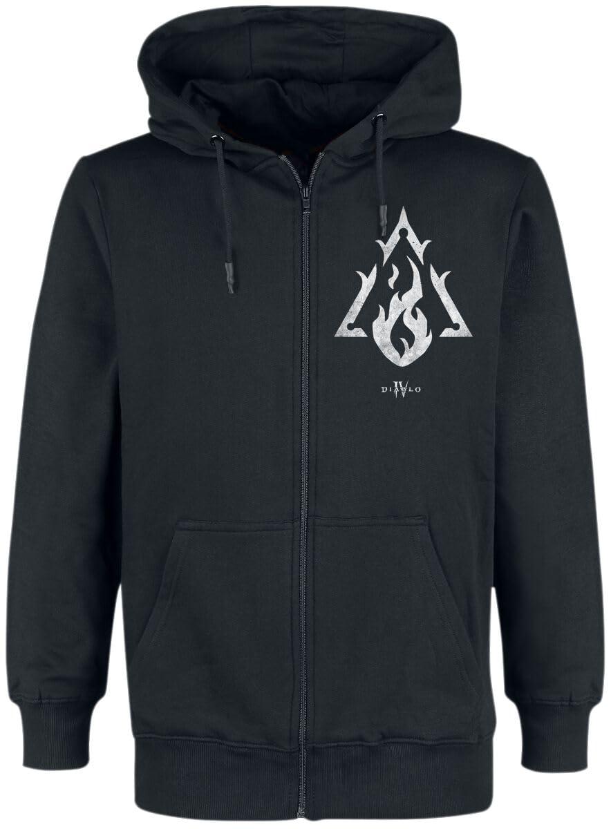 Diablo 4 - Sorcerer Sigil Uomo Felpa Jogging Nero Regular