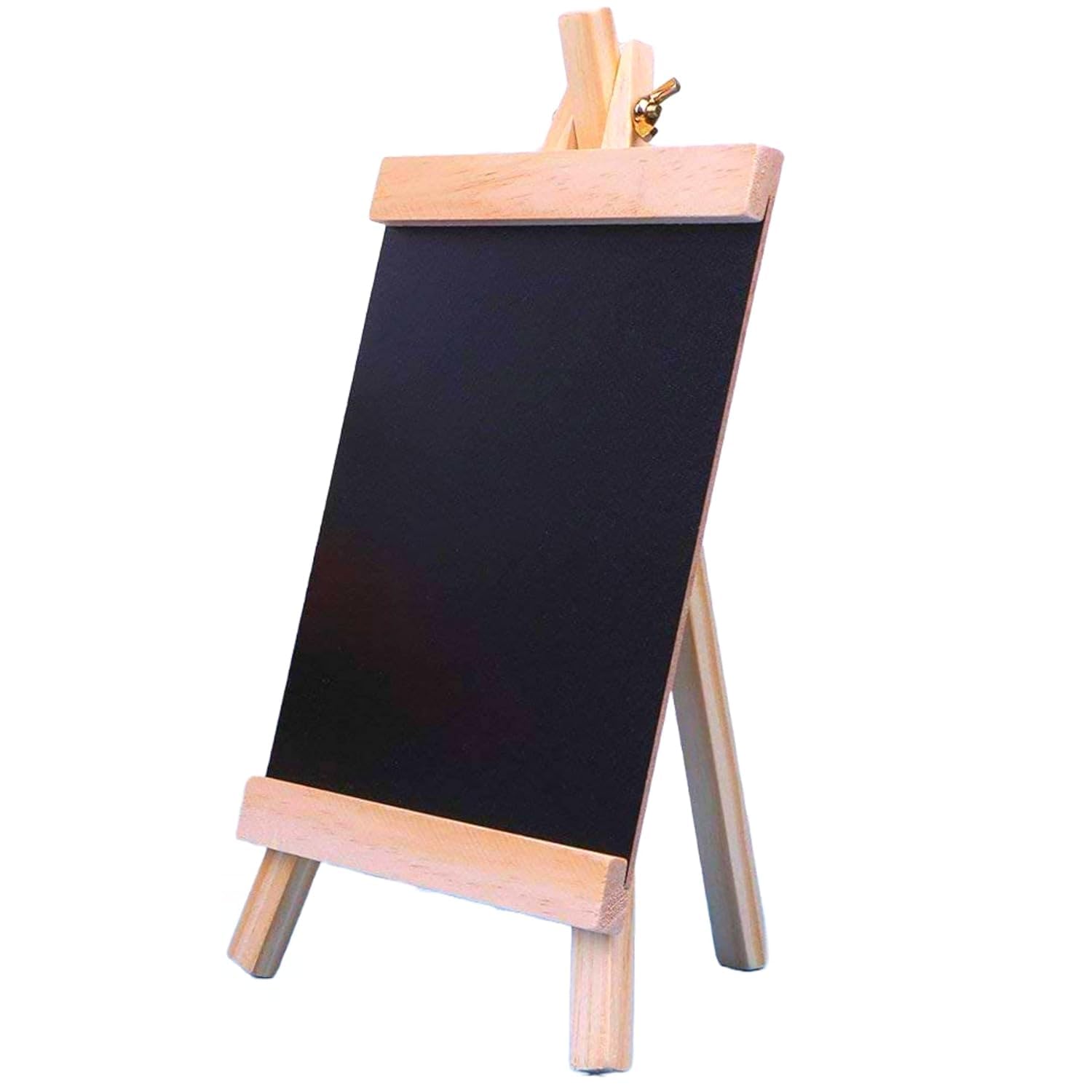 PALETTE CRAFT® Black Easel Stand 29 x 16 CM (Pack of 1) Premium Artist Wooden Chalkboard, Tabletop Art Display for Kids Learning, Grafting Welcome Sign Wedding Décor Message Board Restaurant - Small