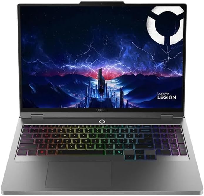 Image of Lenovo Legion 5 16 inch WQXGA 240Hz Gaming Laptop, Intel Core Ultra 9 275HX; NVIDIA GeForce RTX 5060 8GB GDDR7; 64GB DDR5 RAM; 1TB NVMe M.2 SSD; Gigabit LAN, 2x2 WiFi 7