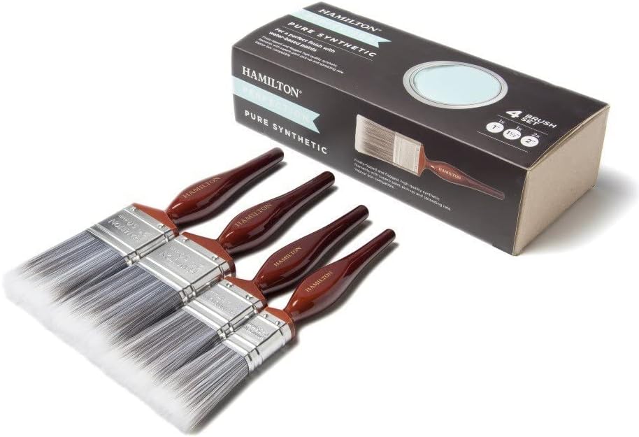 Hamilton Perfection Pure Synthetic Fine Tipped Brushes 4 Box Set