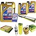 Produktbild QR-PARTS 69349805 Filter Set Inspektionspaket 7 Liter Motoröl Longlife III 5W-30 MANN-FILTER Innenraumfilter Kraftstofffilter Luftfilter Ölfilter