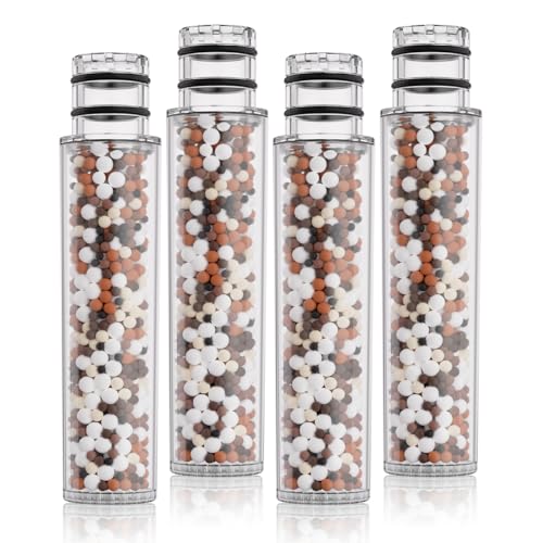 SR SUN RISE Shower Filter for Handheld Shower Head, 4 Pack Replacement Filters for Hard Water Remove Chlorine and Harmful Substances Only Fits SR SUN RISE Shower Head