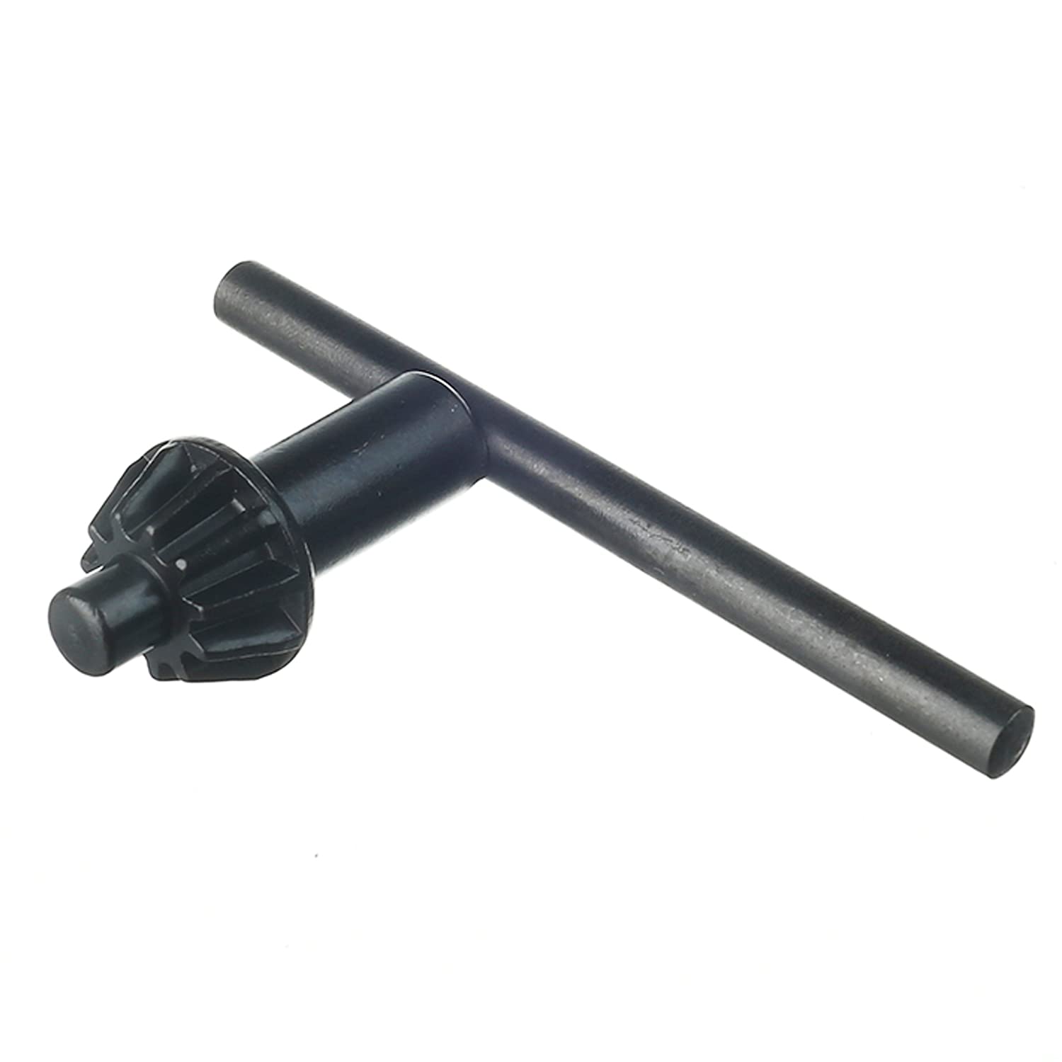 Utoolmart 21mm Gear Dia Chuck Key 8mm Pilot T-Type Carbon Steel Spanner Blackening 3-16mm Drill Chuck Wrench Tighten Loosen Tool for Electric Drill Clamping Tool 1pcs