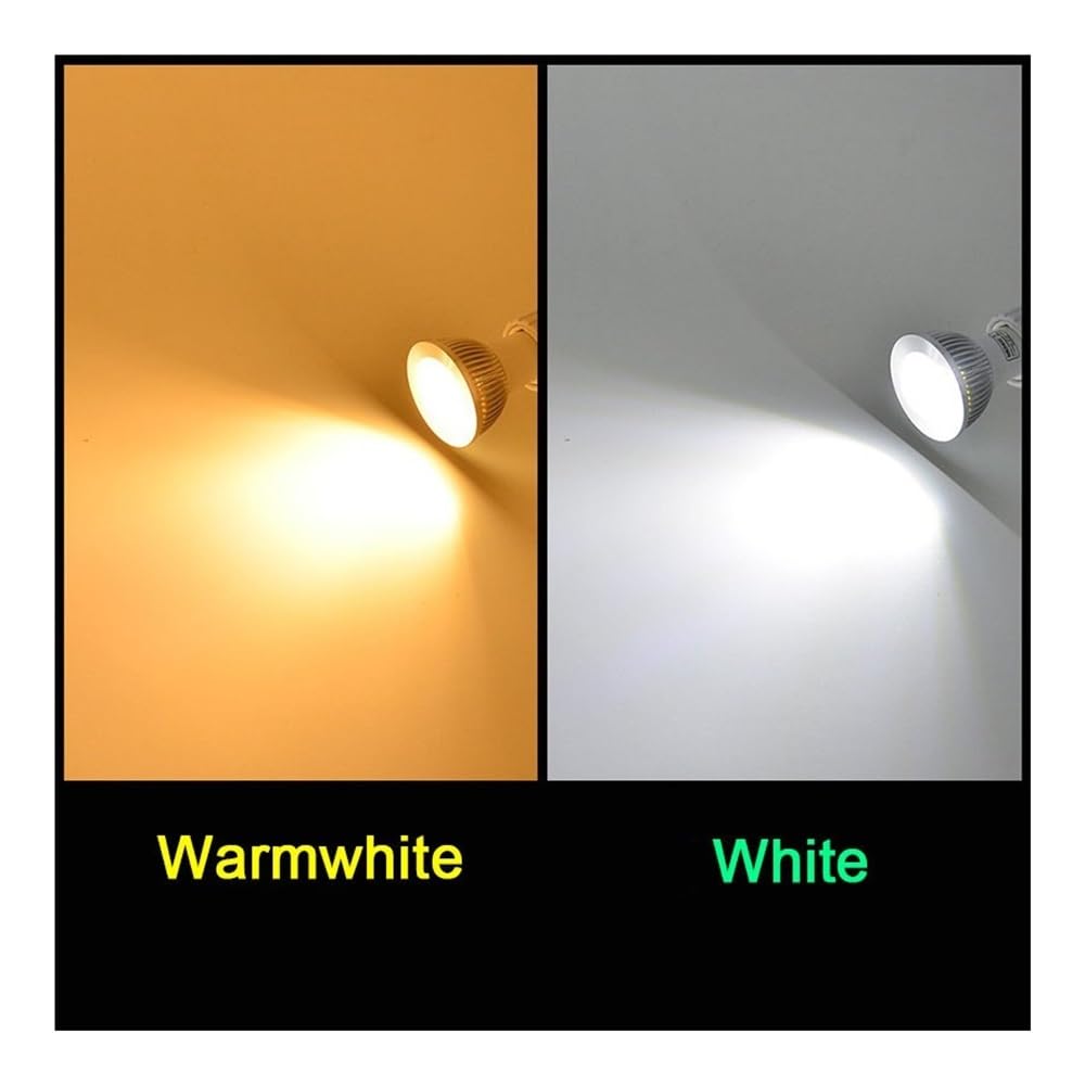 Luci, Confezione da 5, faretto LED COB 6W GU10/E27 AC85-265V Lampada in Alluminio Non dimmerabile, lampadine per Uso Domestico