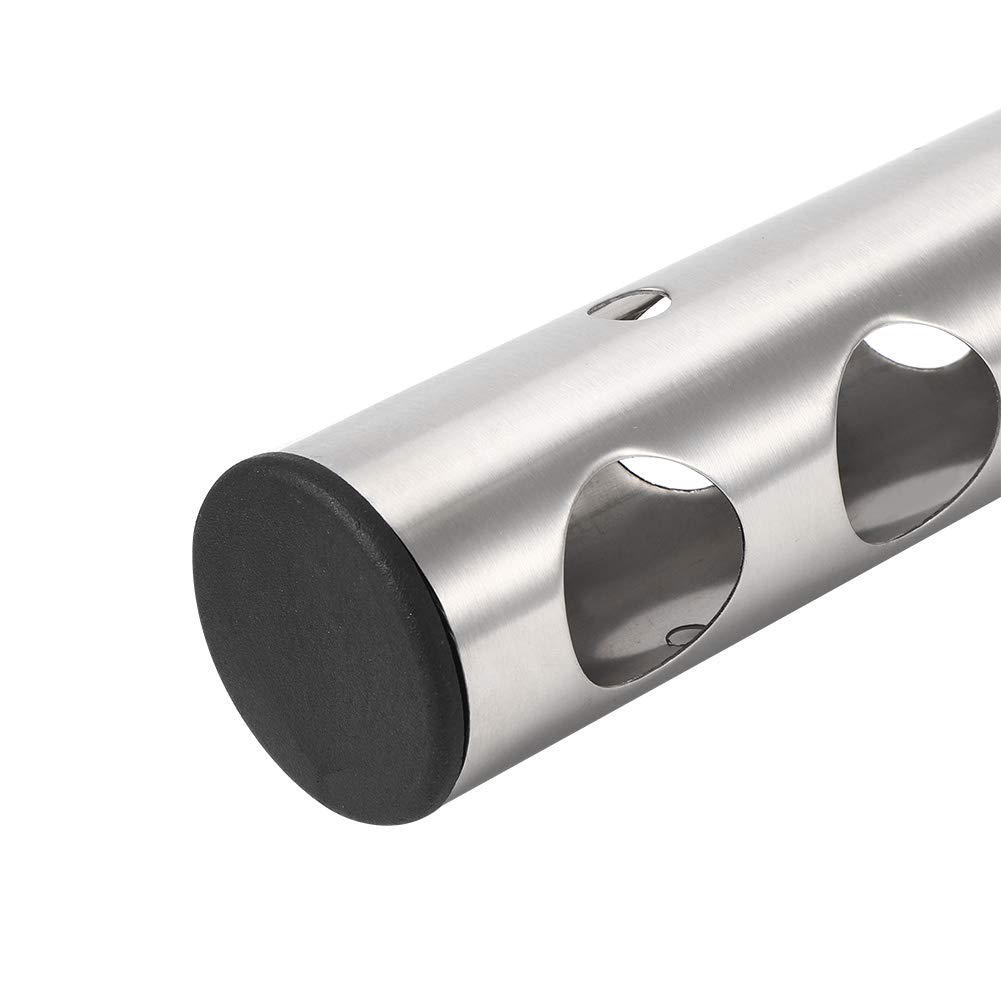 Botellero Vertical Duradero, portabotellas, botellero de Acero Inoxidable, para Bar doméstico(Stainless Steel 8 Holes)