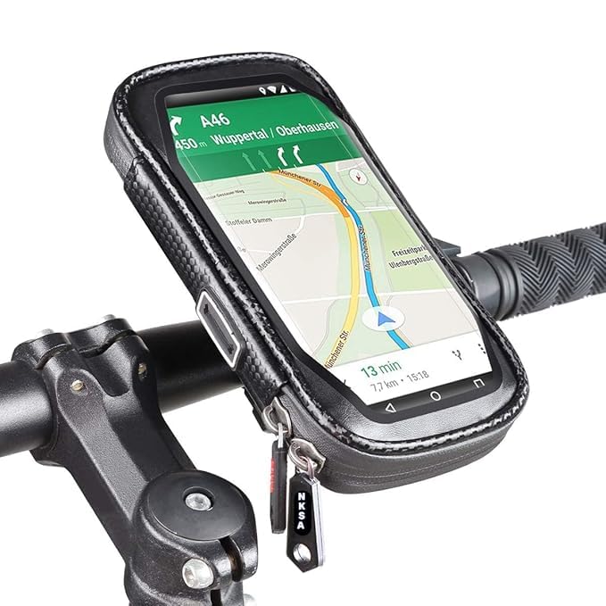 Image of Ilsha Bicycle Bag Frame Bags Suitable for Smartphones Within of 7 inches | Polyester