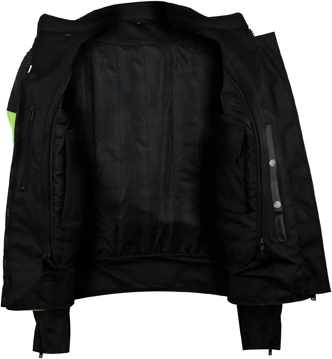 Vance Advance Womens All Weather Season CE Armor Mesh Motorcycle Biker Riding Jacket - Image 2