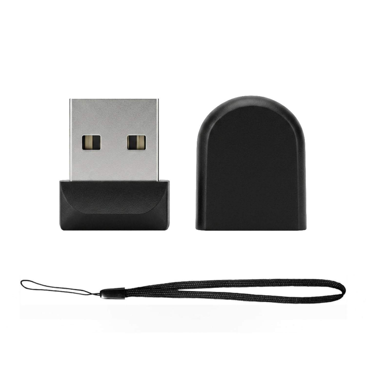 1 Pack SUNKANGKIE Ultra-Slim 8GB USB Stick Black, Tough Shell, Nylon Lanyard, Mini USB 2.0 USB Flash Drive for Files/Photos, Works Laptop/TV/Car(1 Pack,8GB)-picture-15