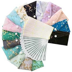 COOPHYA Budget Umschläge 1 Set mit Knopf