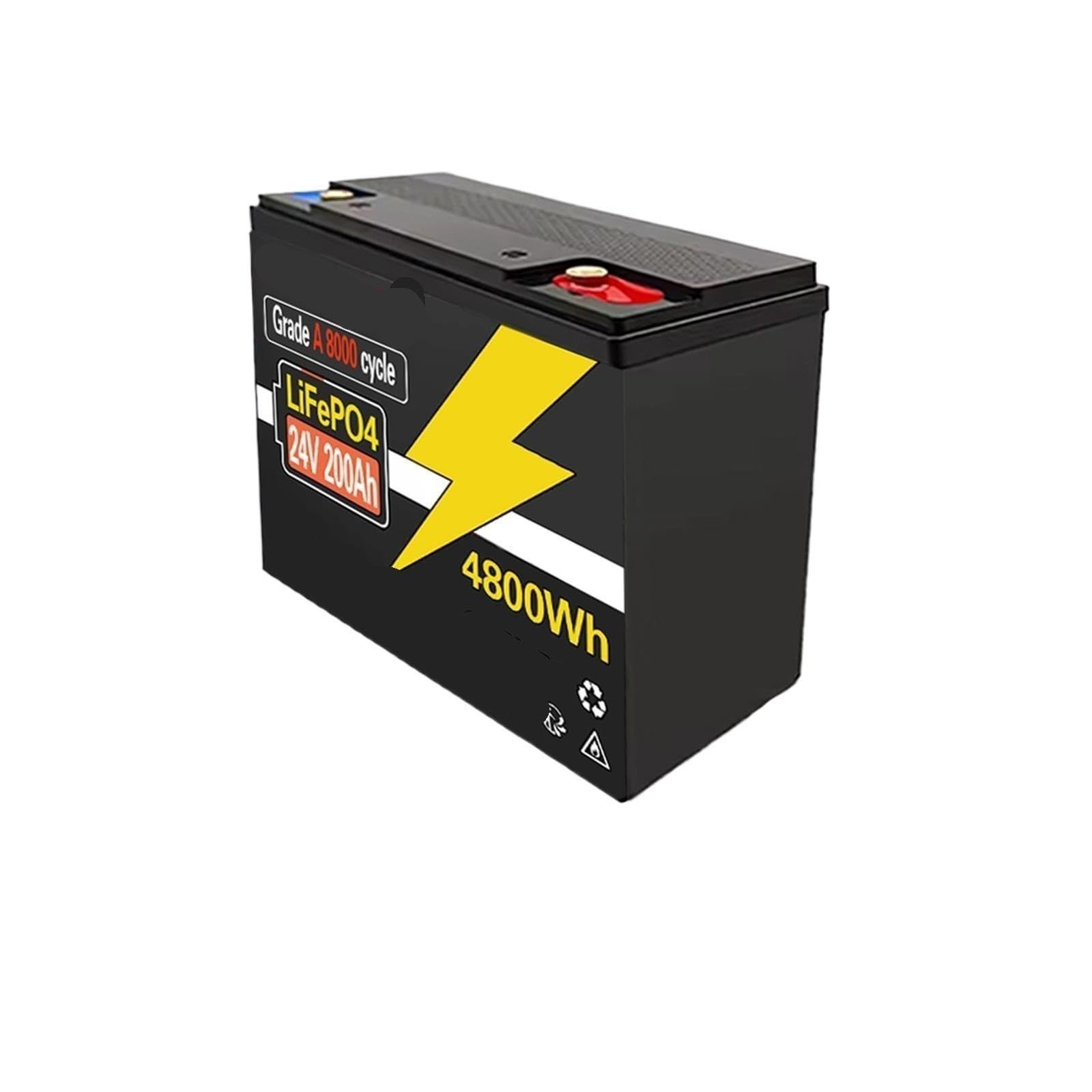 Batería BMS de fosfato de Hierro y Litio de 12V y 200Ah