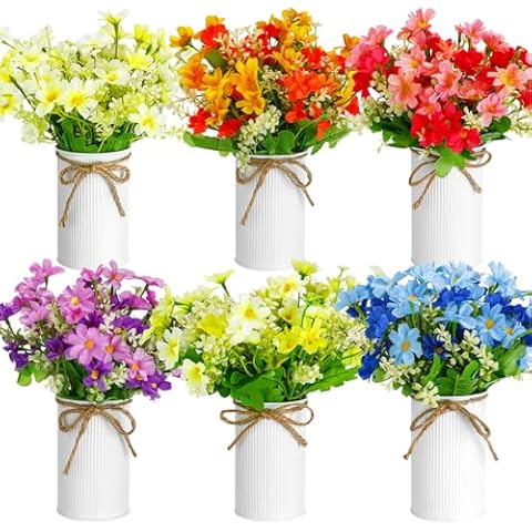 Vesici Daisy Artificial Farmhouse Centrepieces Cover
