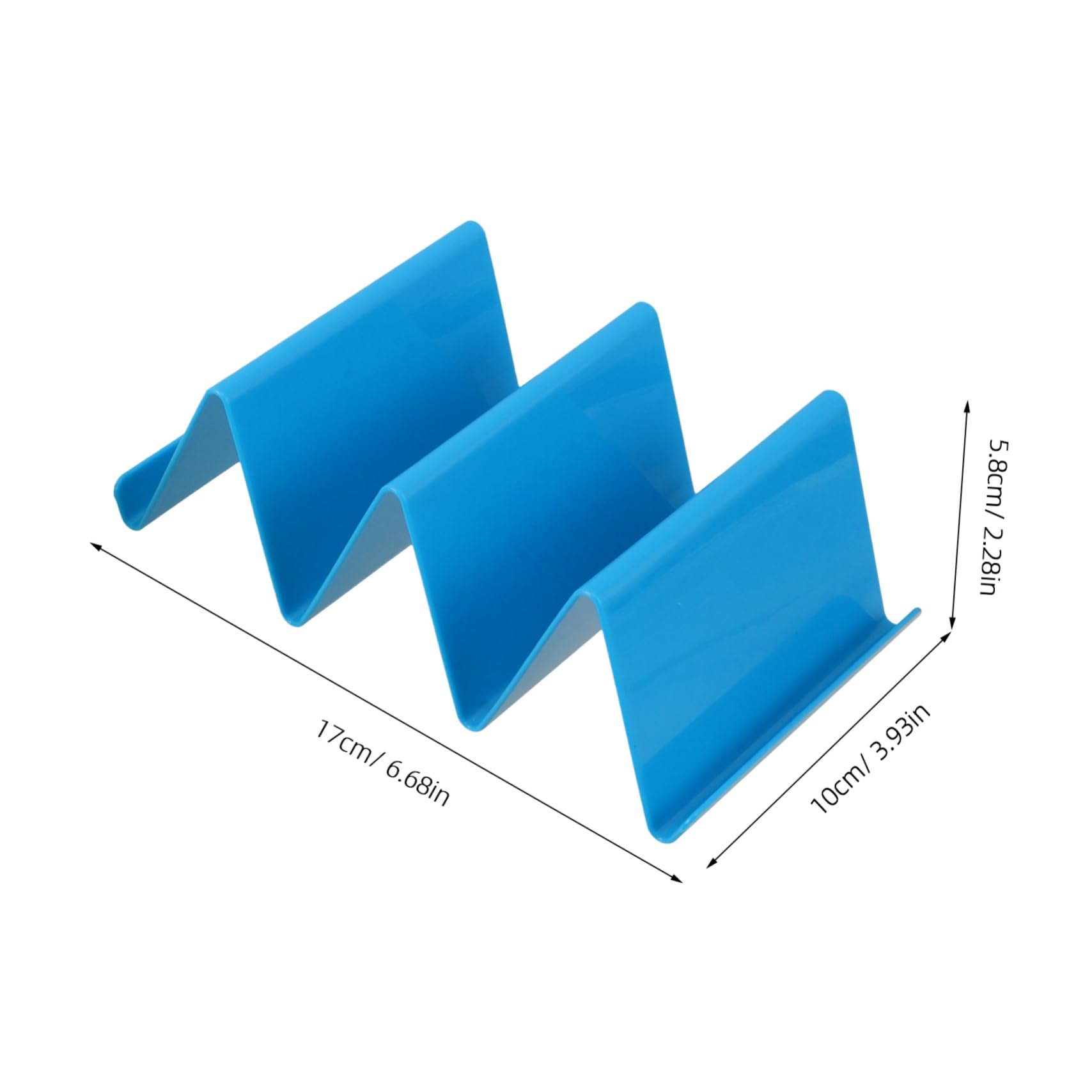 Cabilock 6pcs Taco Serving Tray Portable Plastic Taco Holder Stand for Parties Sturdy Design and Burritos Easy Cleaning for Outdoor Gatherings and Family Events