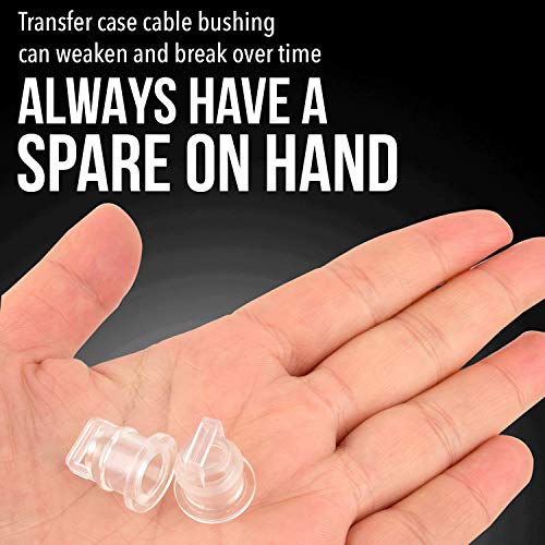 [2 Pack] Mission Automotive Transfer Case Cable Bushing Fits Jeep Wrangler Jk 2007-2018 And More - Repair Your Jeep Transfer Case Linkage - Replacement 68064273Ab Bushing - Easy Installation Bushings #TOP2