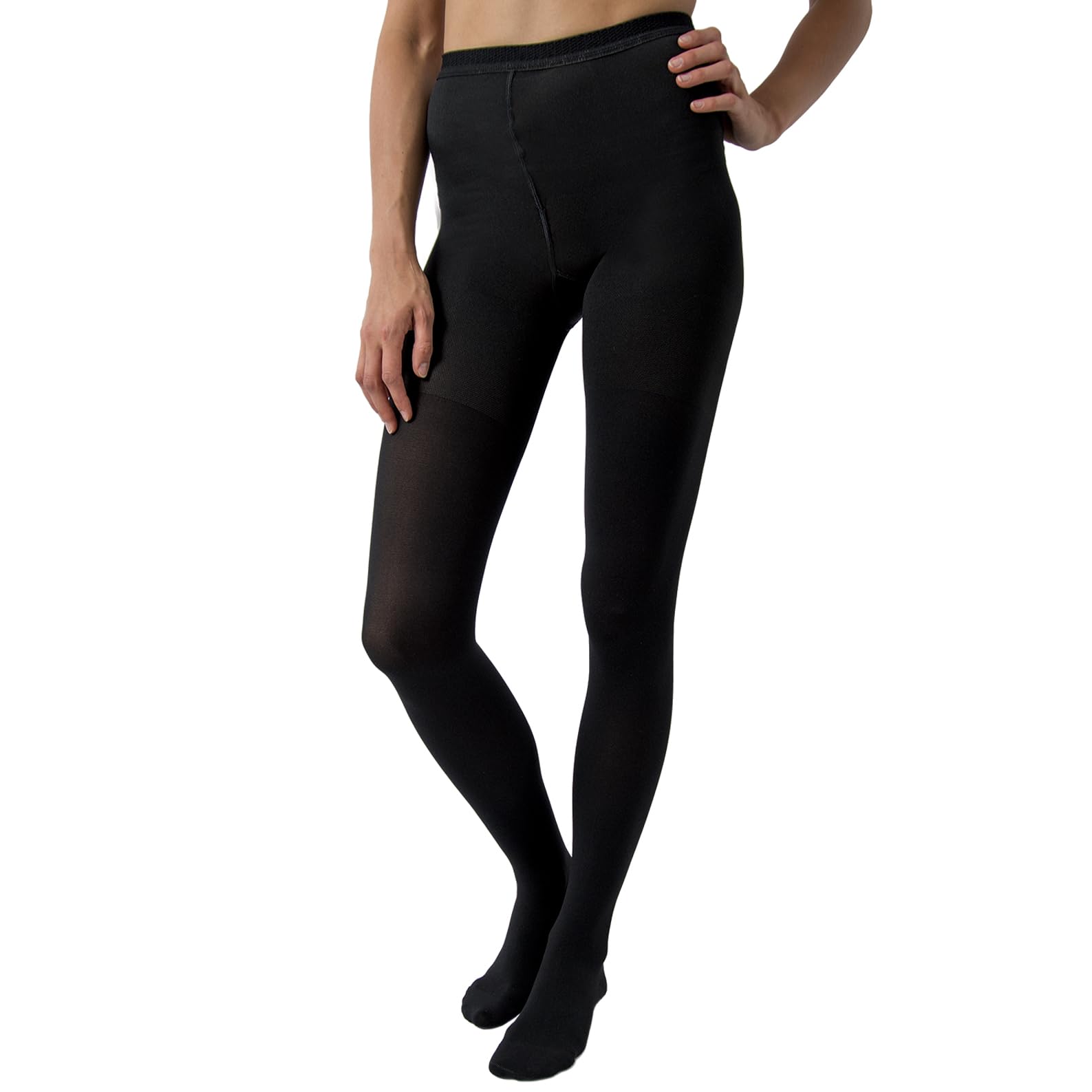 Beman 409C - Collant Medicali K1 Classe 1, Compressione Graduata 15-21 mmHg, Punta Chiusa Unisex, Tallone Rinforzato e Cuciture Piatte, Elastici Resistenti