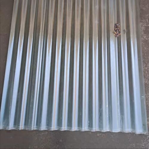 1mm Planchas Transparentes Tejados,2/4/6/9/10/12/16/20pcs FRP Con Resistencia A Los Rayos UV,Chapa Ondulada Para Invernaderos,Paneles Para Tejado A Prueba De Lluvia (0.9×1.3m,10pcs)