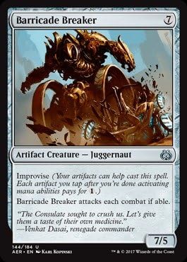 Magic The Gathering - Barricade Breaker (144/184) - Aether Revolt