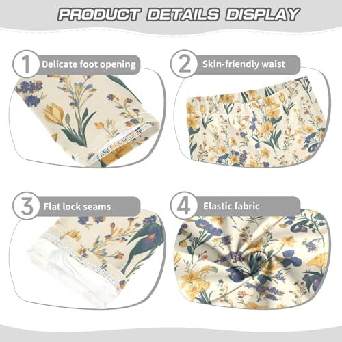 Mardi Gra with French Lily Kids Girl's Active Leggings Fashion High Waisted Athleisure Pants Exercise3