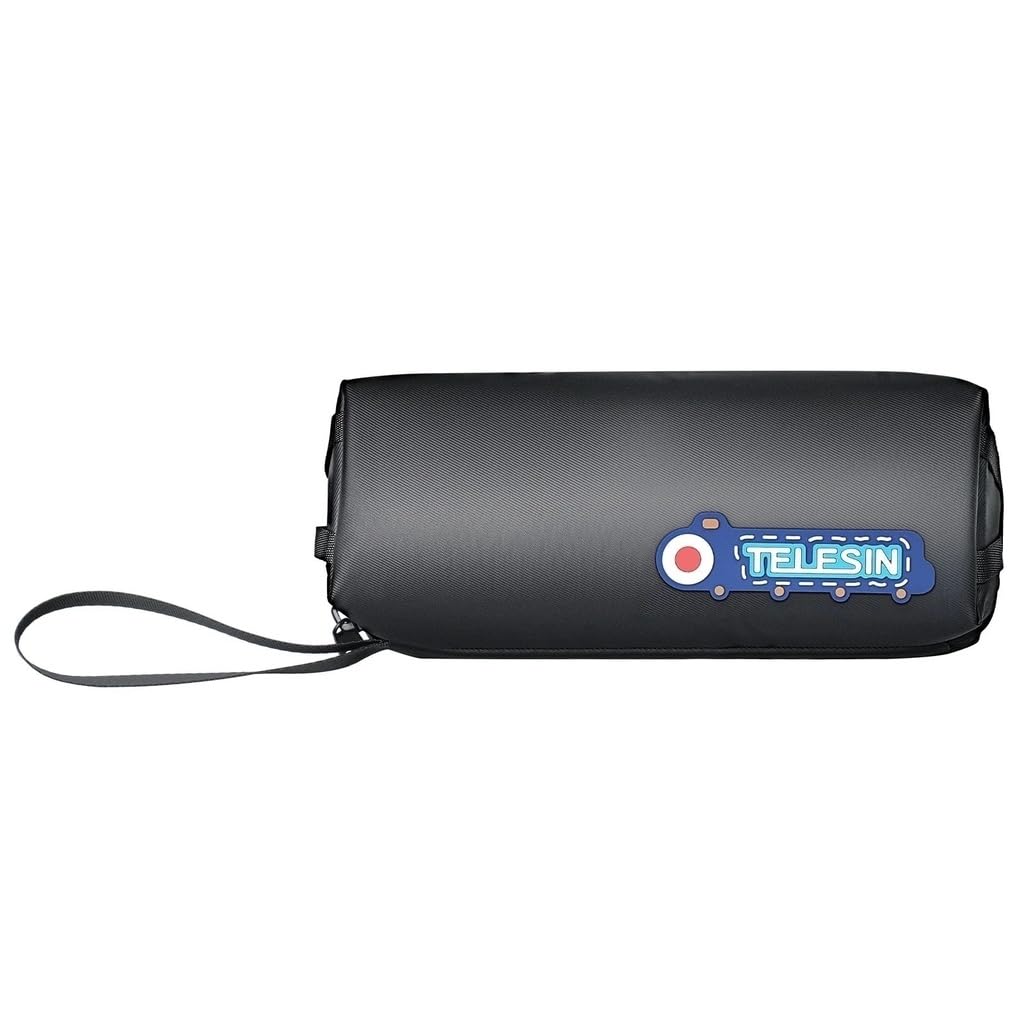 TELESIN Pocket 3 Carrying Bag Protective Case, Waterproof Portable Case with Hand Strap for DJI Osmo Pocket 3, Black-image-0