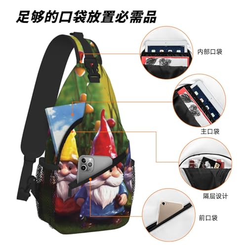 Bolso bandolera colorido para senderismo y viaje miniatura 6