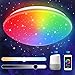 Produktbild Smart LED Deckenleuchte Dimmbar Kompatibel mit Wifi Alexa Google Home APP, OPPEARL 18W RGB LED Deckenlampe Farbwechsel mit Sternendekor, mit Sternenhimmel für Kinderzimmer Schlafzimmer, 2700-6500K