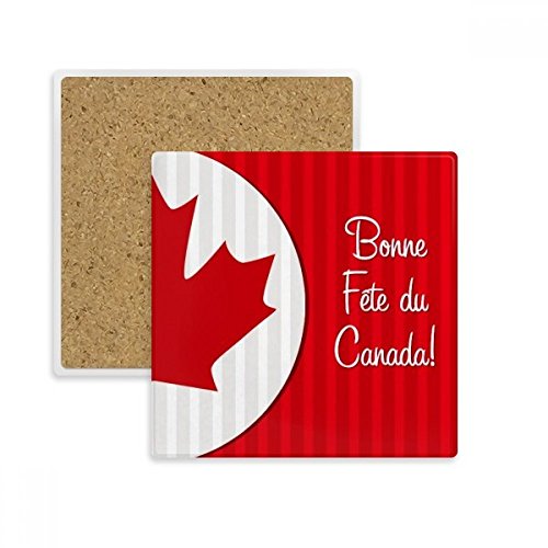 Coaster Canada Maple absorbant dessous de verre souvenir chic pour mug