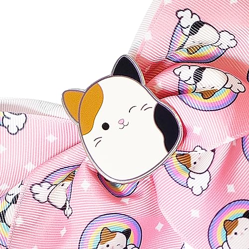 LUV HER Cute Squishmallows Hair Bows For Girls - Un gran moño para el cabello con estampado de Squishmallows y un charm con el personaje favorito - Pinza cocodrilo - Regalo de cumpleaños para niñas de 8 años o más miniatura 2
