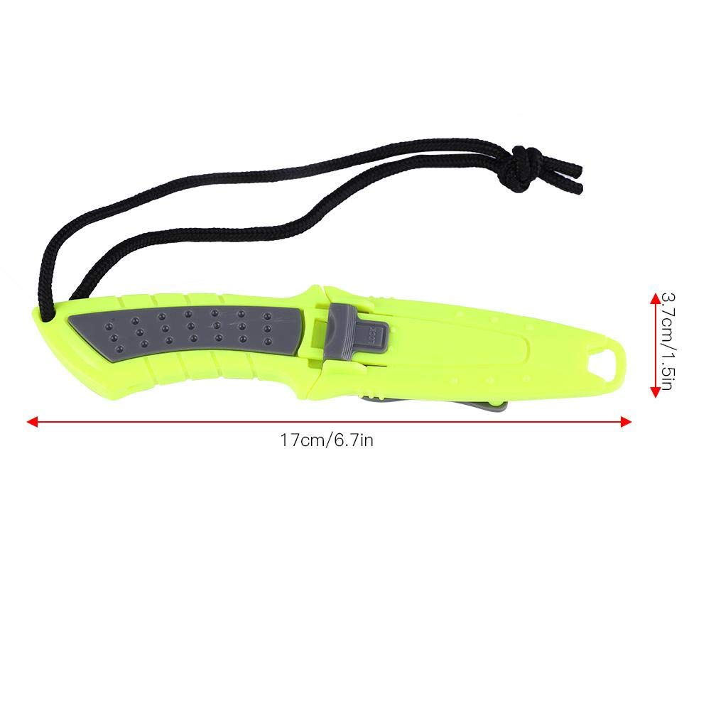 Cuchillo de Buceo de Acero Inoxidable Cuchillo de Buceo Profesional Cuchillo de Buceo Profesional Accesorios para buceadores con Mango ergonómico cómodo de agarrar